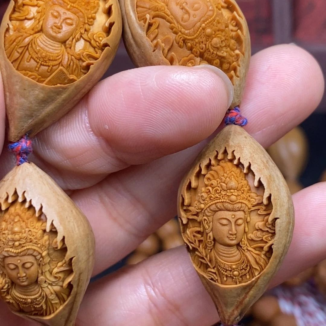 猴头核桃吊坠橄榄核桃