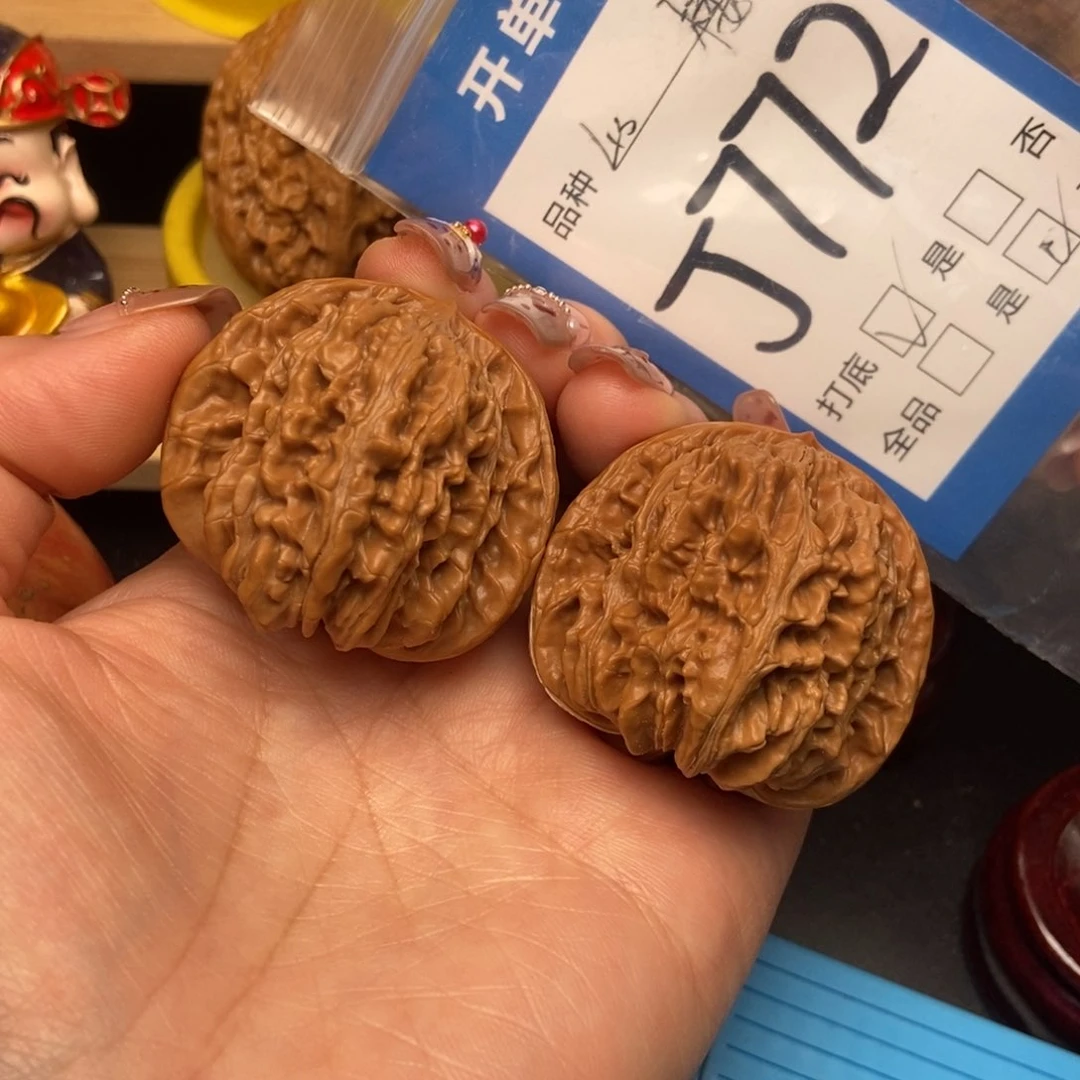 桃核吊坠核桃四座楼狮子头