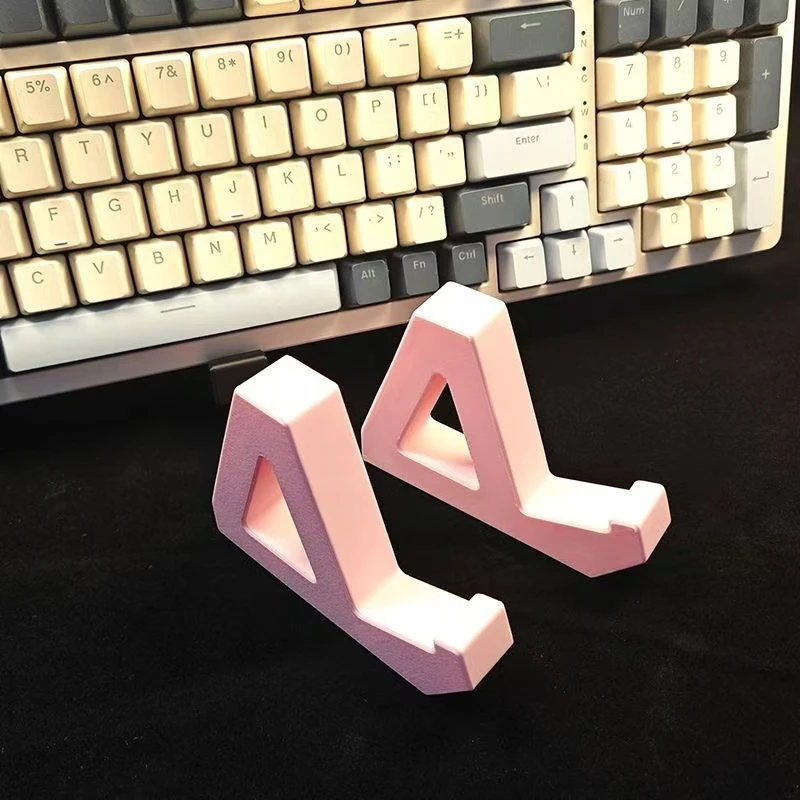 铝坨坨电脑键盘收纳架桌面展示架单层托架3d打印简易桌面展示架子