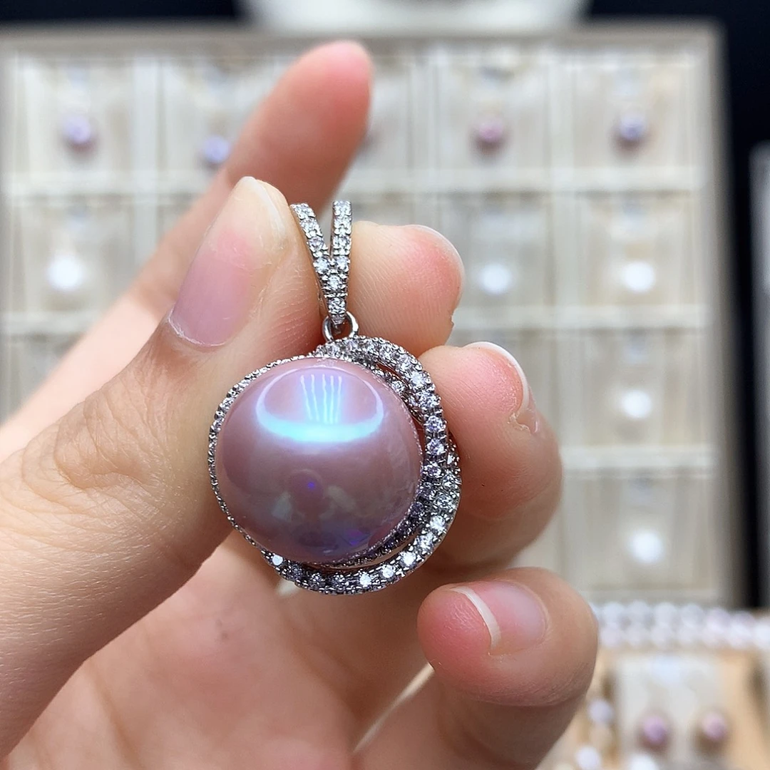 颈饰合金淡水珍珠