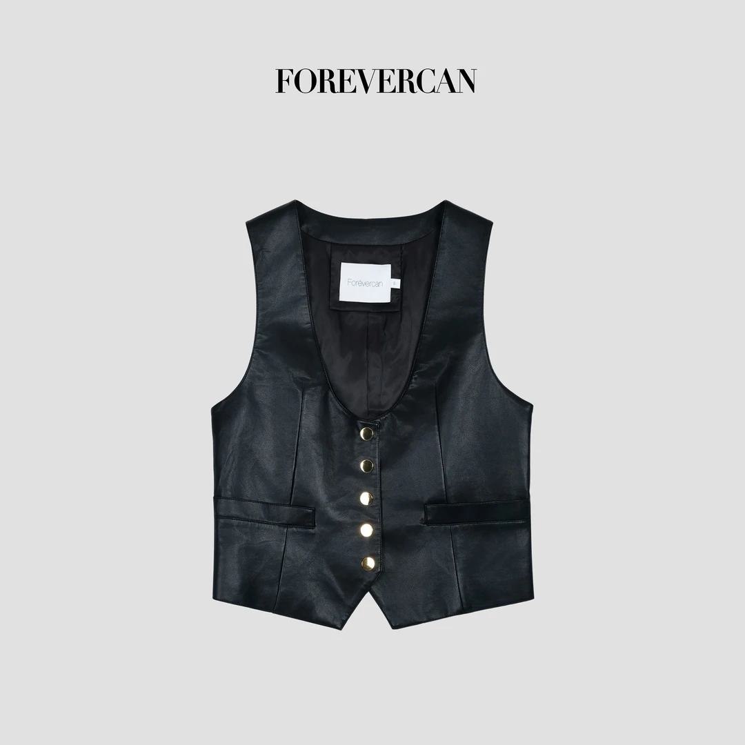 FOREVERCAN“布鲁士”骑士风高奢宫廷风气质名媛高级感马甲SC20294