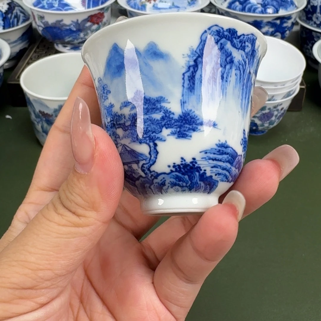 景德镇纯手工手绘茶器蒙蒙