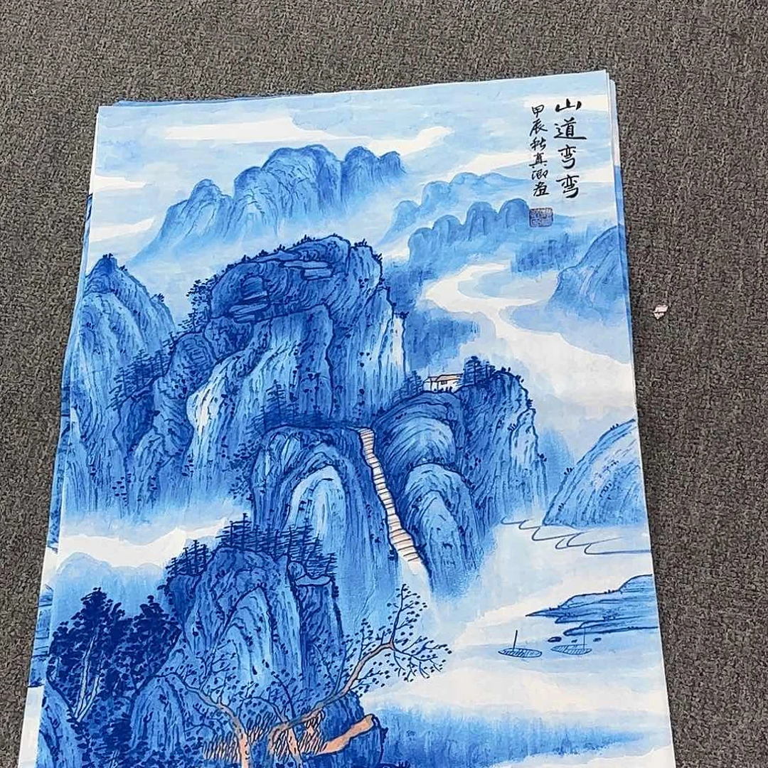 国画国画作品多次入选国内外