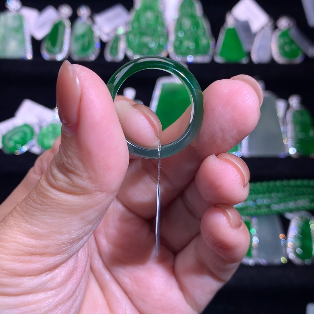 【闪购商品】未镶嵌戒圈翡翠