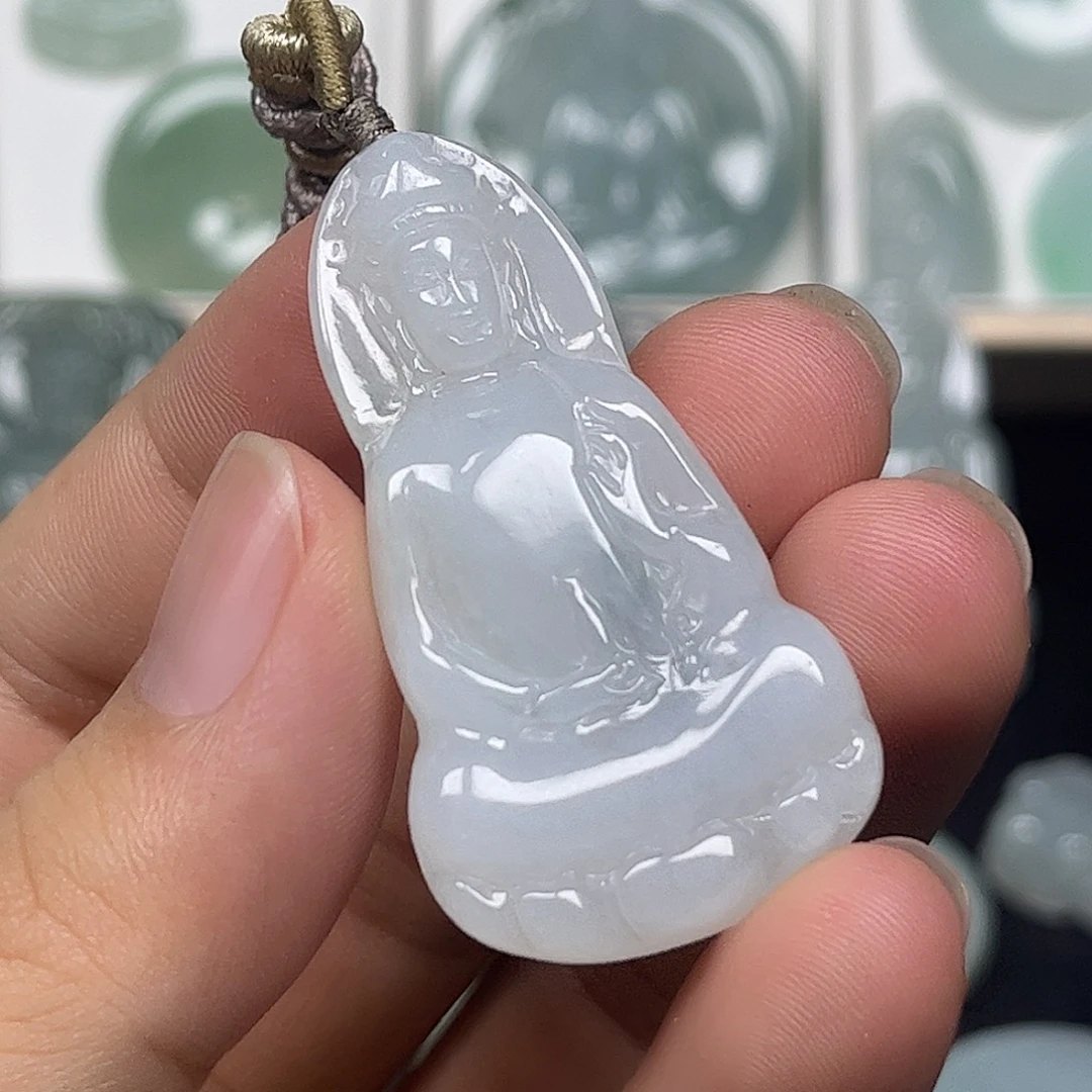 颈饰未镶嵌翡翠缅甸天然翡翠
