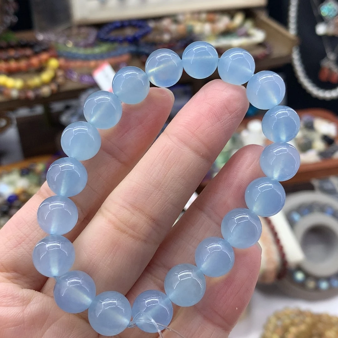 【闪购商品】海蓝宝石手串未镶嵌手串