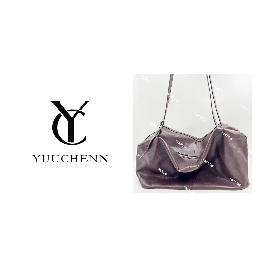 YUUCHENN/40cm原创设计高定真皮包 HH3866