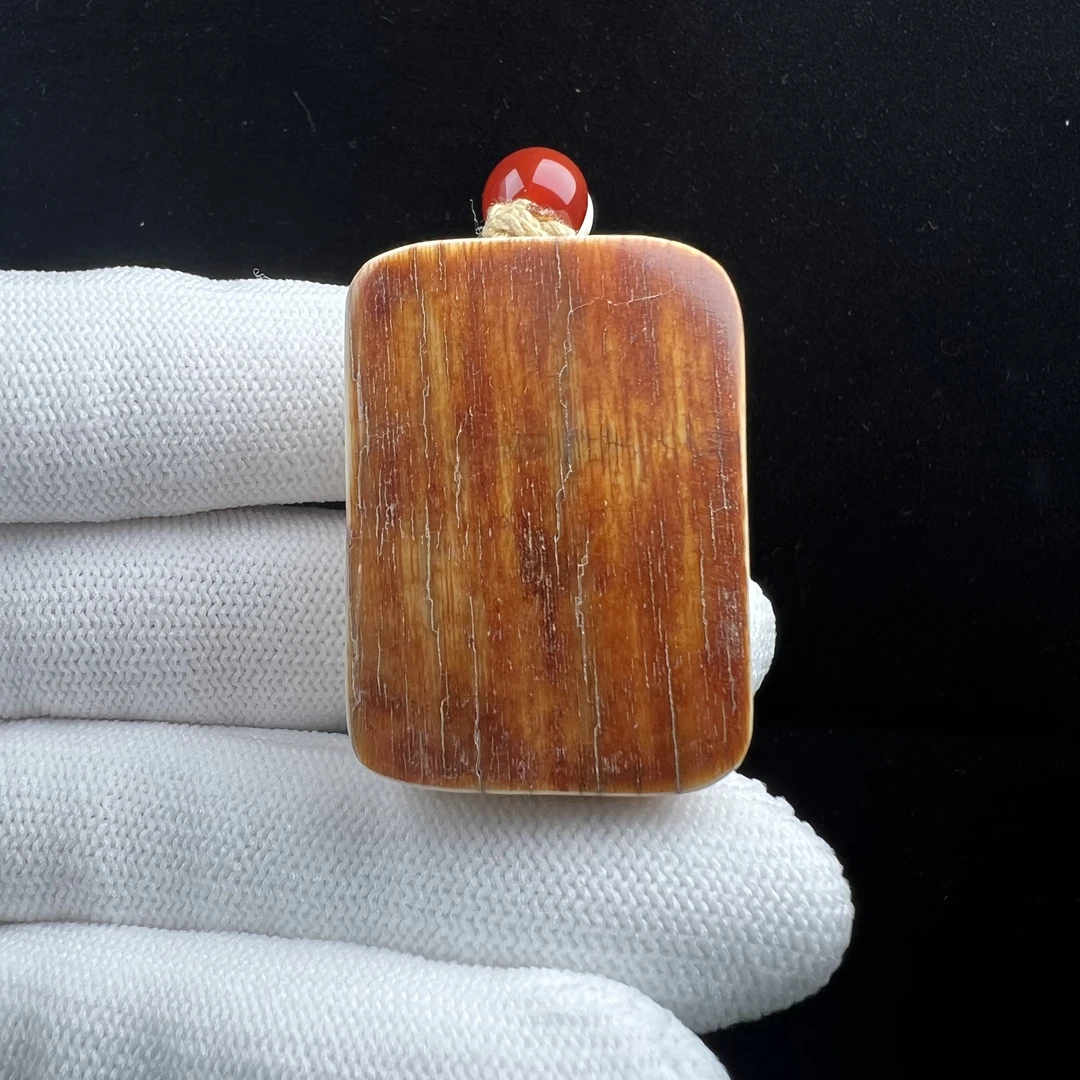 E3054天然猛犸牙 肥皂手把件28*39*22mm支持鉴定 假一罚四