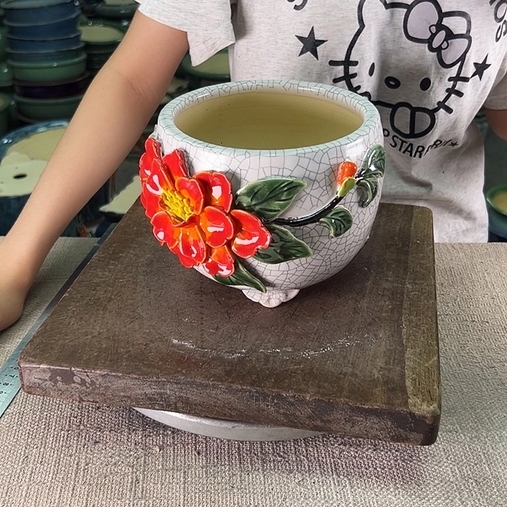 泳坤堂石湾盆陶瓷