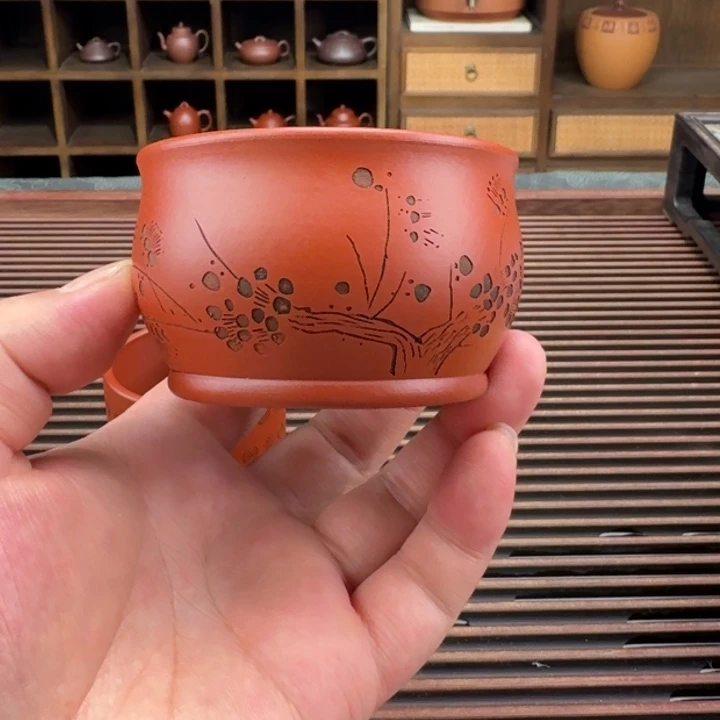 紫砂茶叶罐直播福利朱泥约150cc