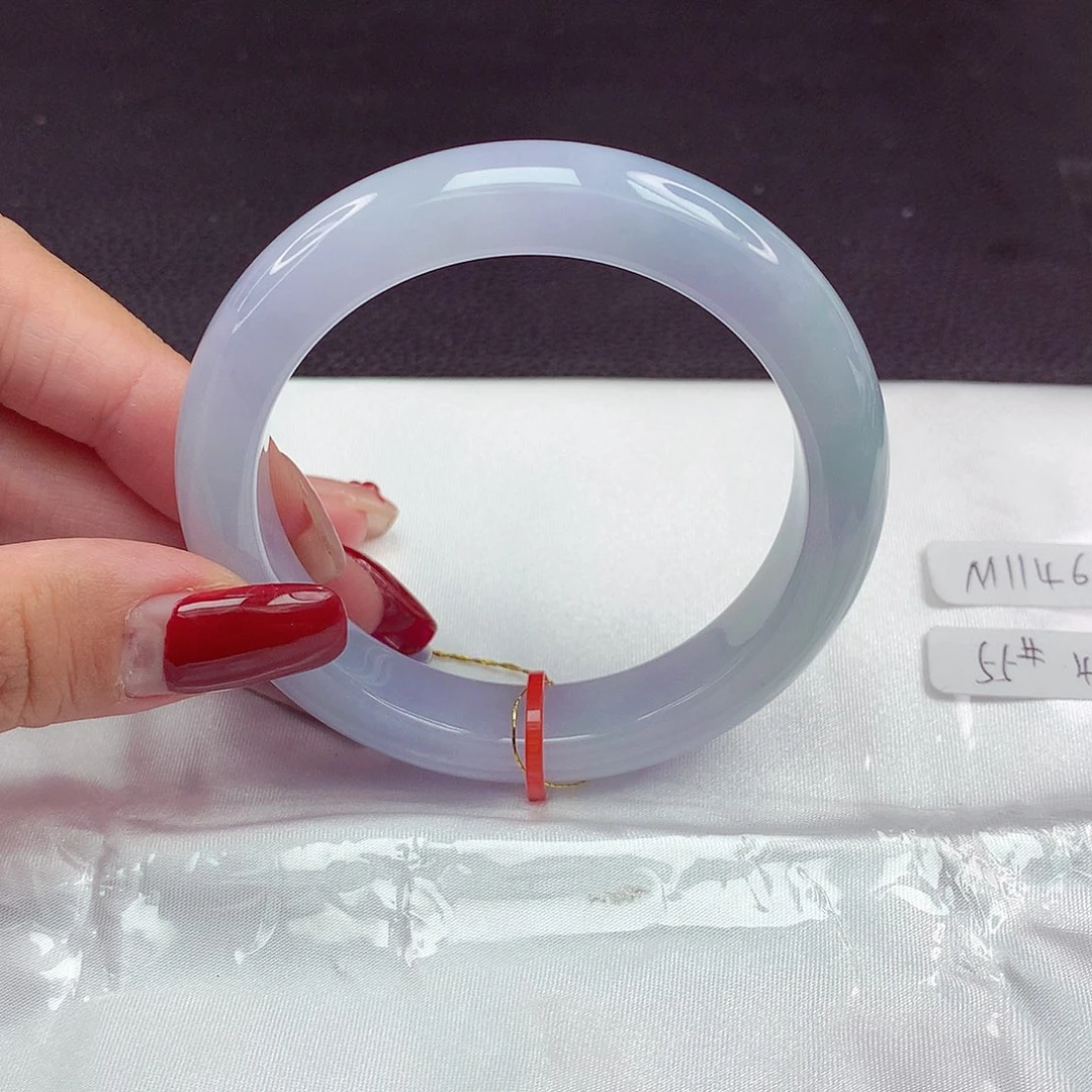 未镶嵌手镯翡翠55圈610