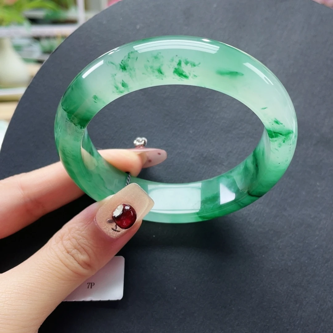 石英质玉未镶嵌手镯57.5