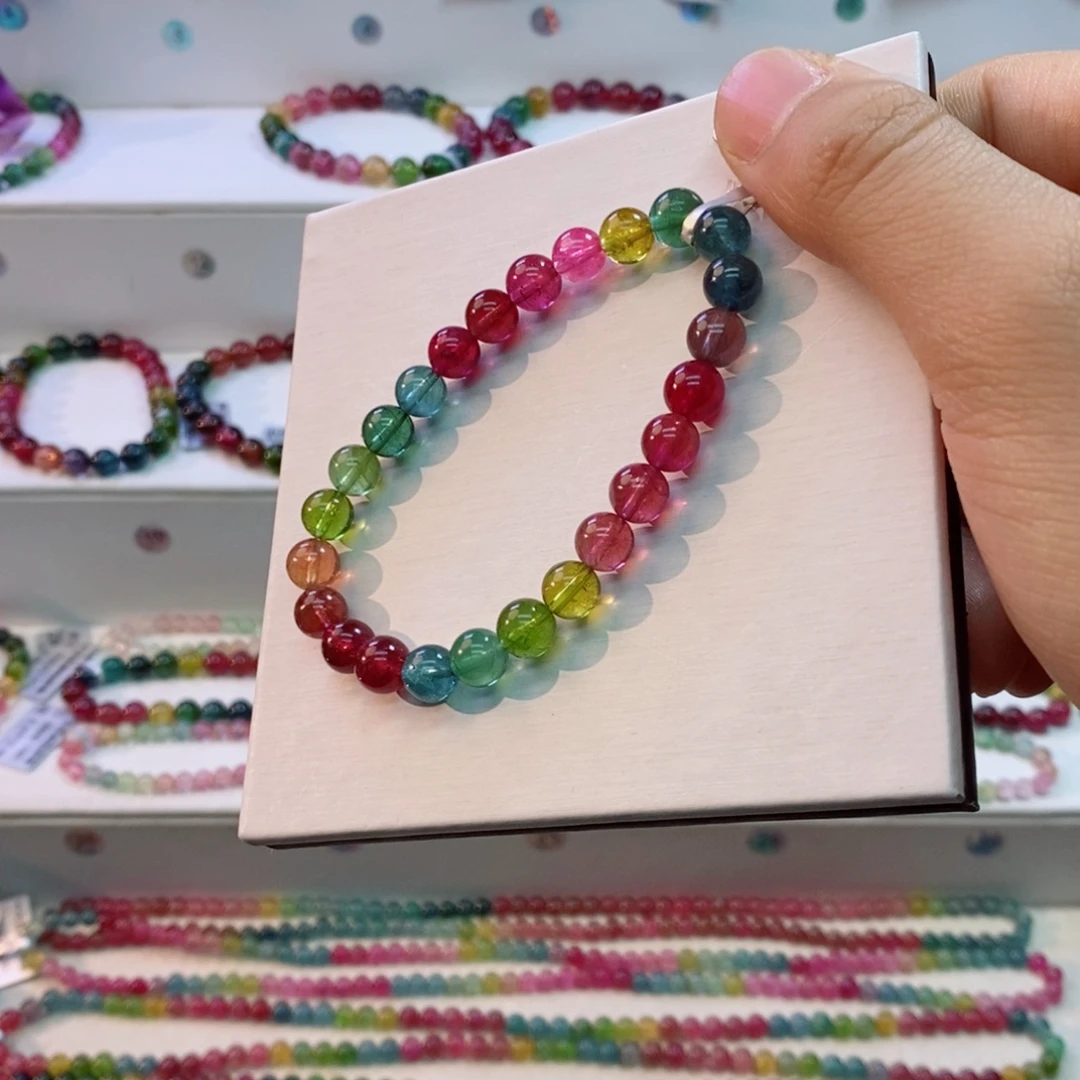 未镶嵌碧玺手串多样性发一条