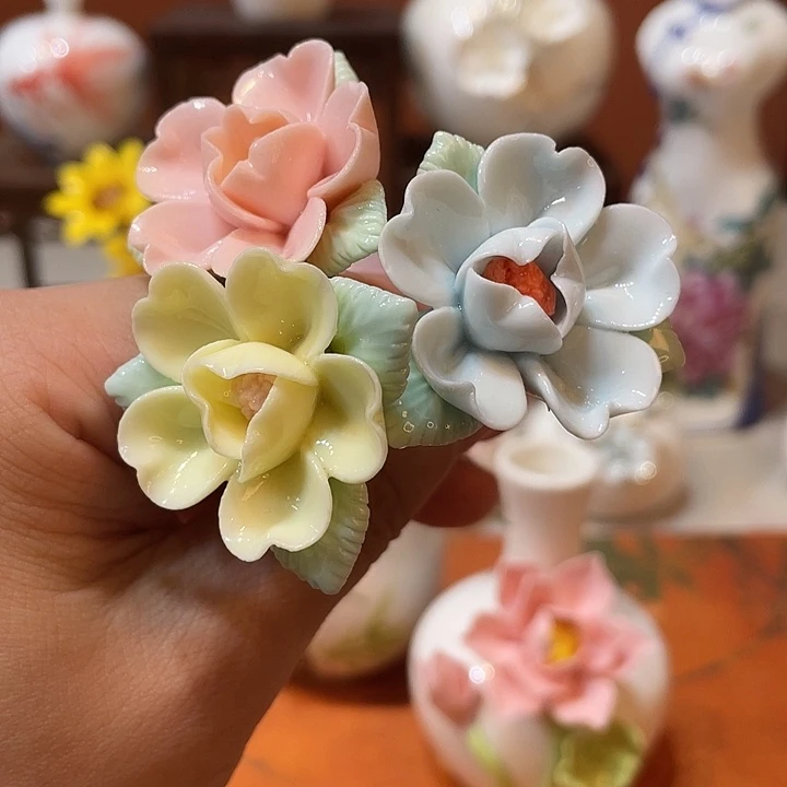 其他，手工陶瓷精致摆件