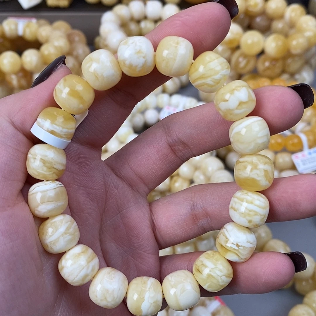 蜜蜡未镶嵌珠宝奇石12mm
