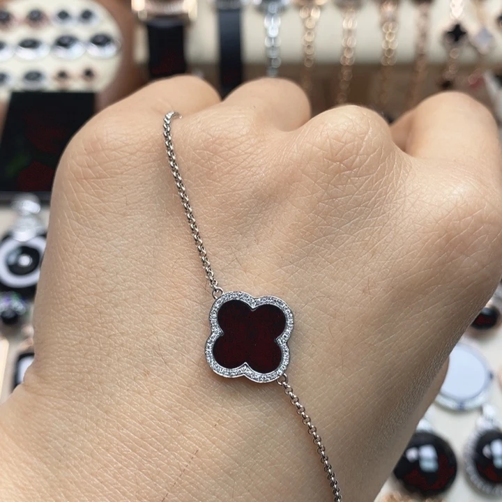 翡翠18K金镶嵌手链