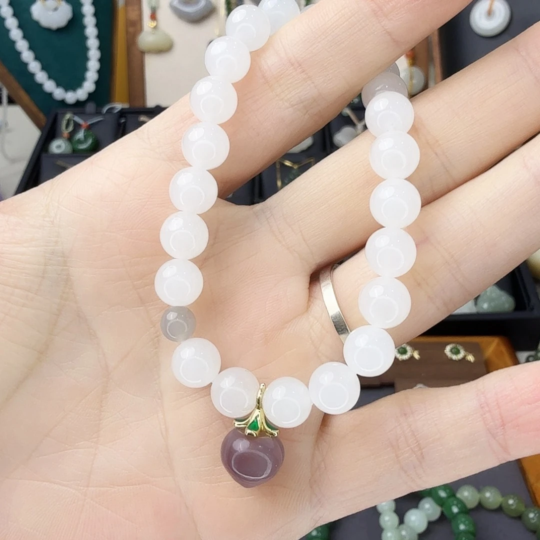 和田玉未镶嵌手链