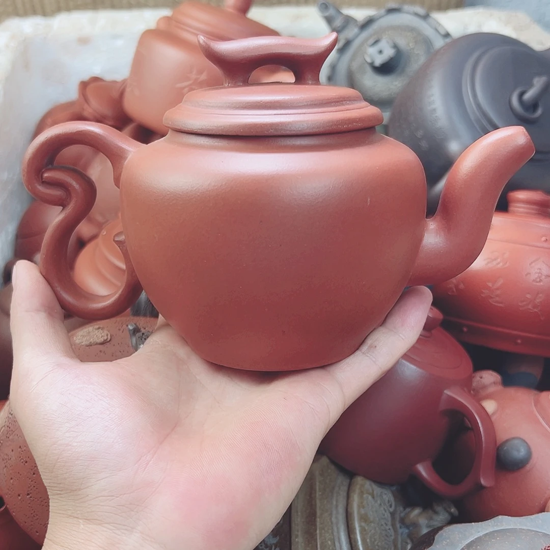 茶壶紫砂宜兴原矿紫砂壶450毫升容量