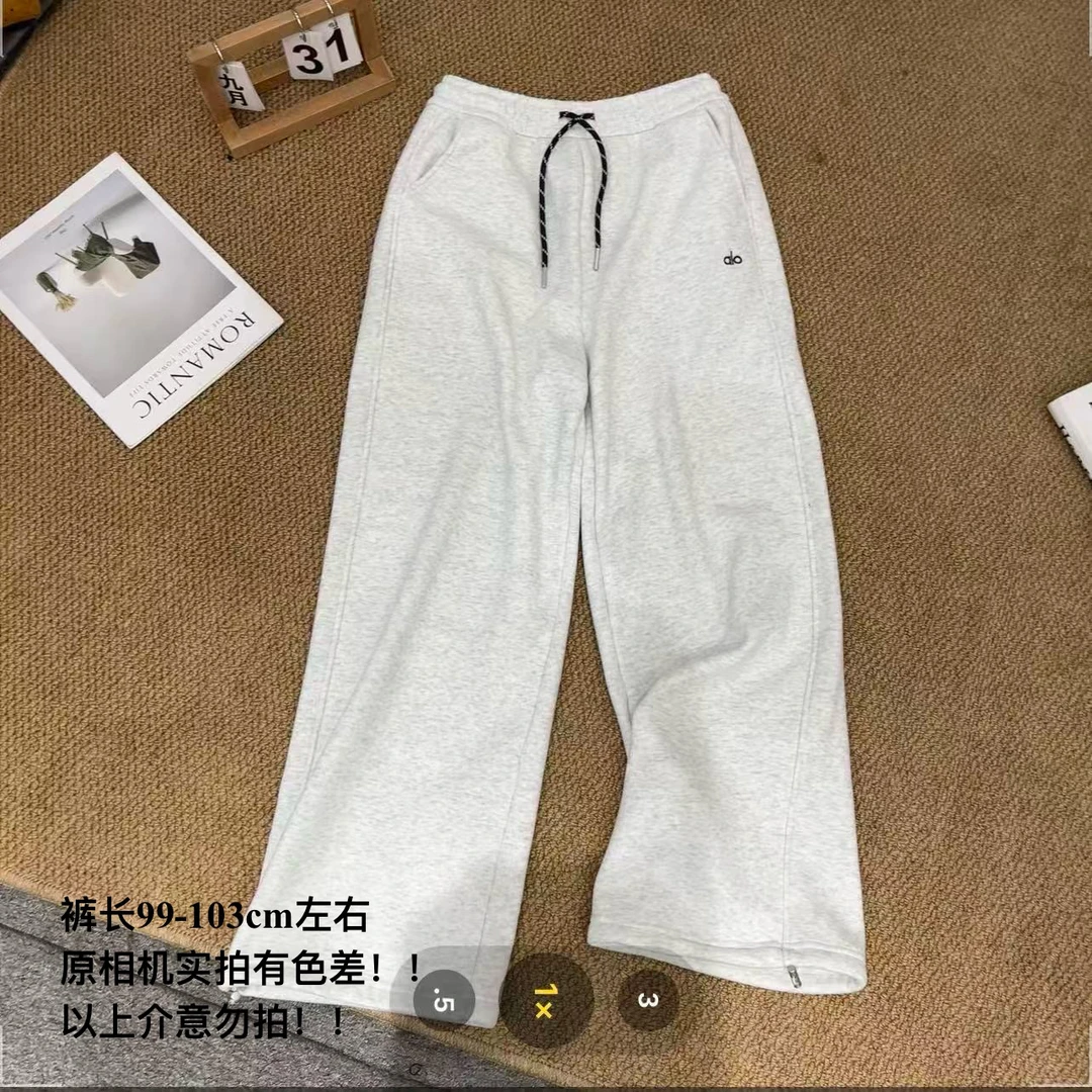 【七安倩】字母加绒两穿卫裤25210