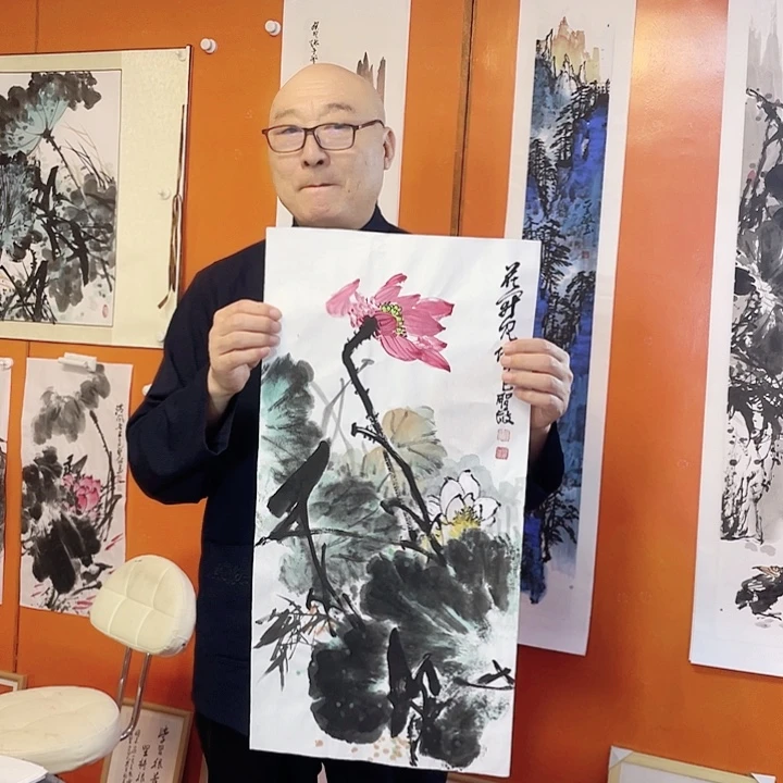 国画张圣敏先生纯手绘作品