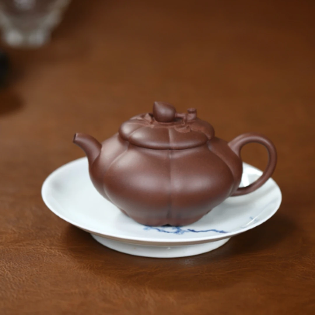 上合桃·经典花器         /容量200cc/黄龙山老紫泥