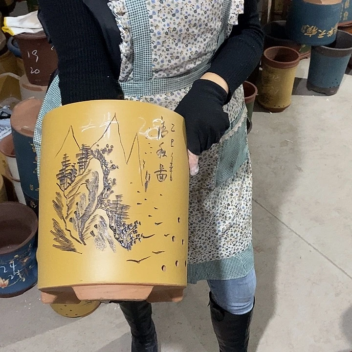 紫砂花盆紫砂花盆