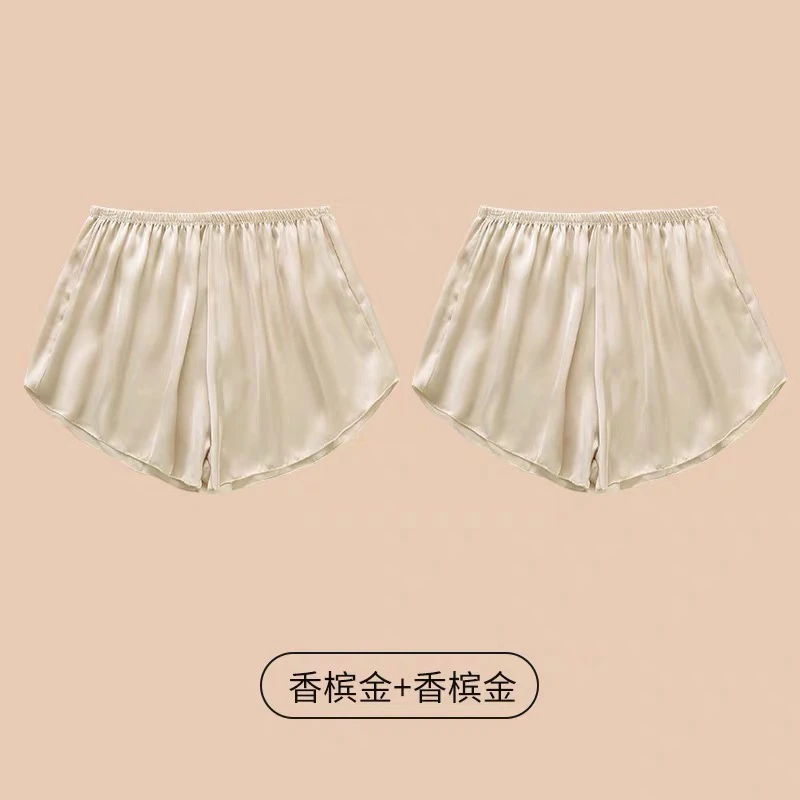 冰丝女款夏季安全裤薄款宽松防走光可外穿居家打底短裤