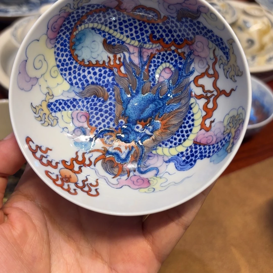 瓷片景德镇手绘茶具普洱杯