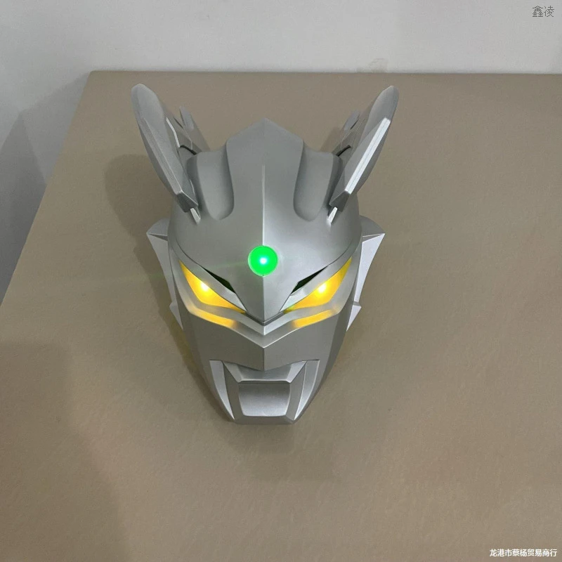 迪迦头套头盔可穿戴银河触摸会发光玩具赛罗面具成人变身器儿童