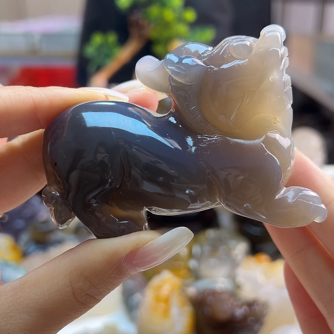 玛瑙/玉髓未镶嵌吊坠(不含链)