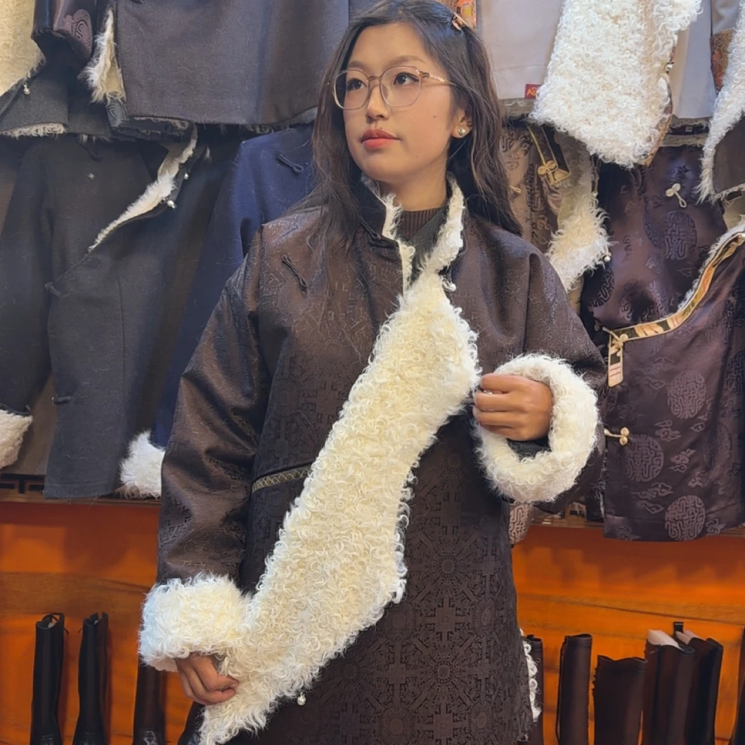 纯羊羔毛外套（男女同款