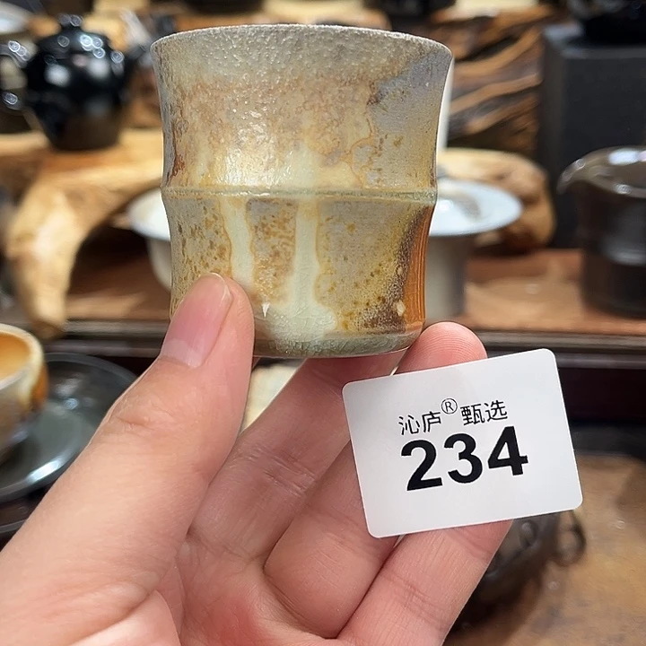 沁庐柴窑古法柴烧全手工茶具