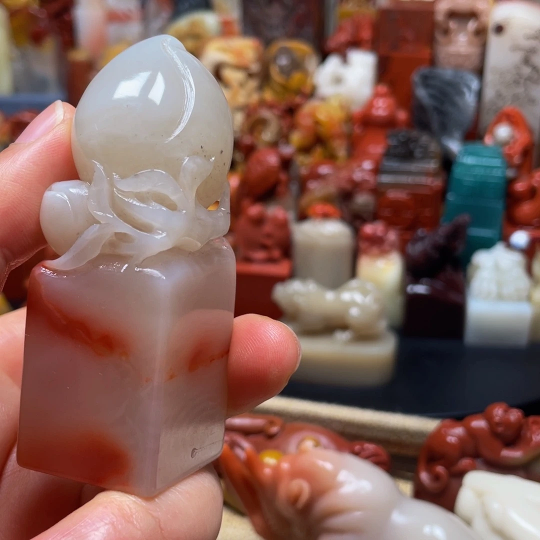 寿山石印石精美寿山