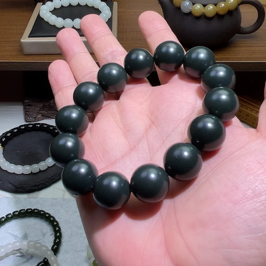 和田玉未镶嵌手链