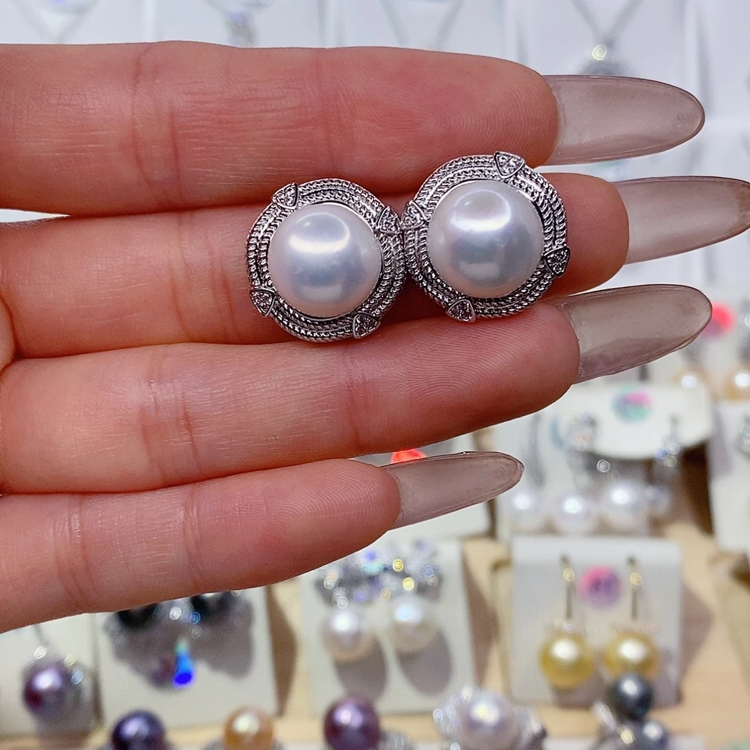 未镶嵌淡水珍珠耳饰