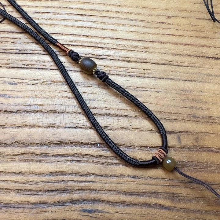 和田玉未镶嵌颈饰项链