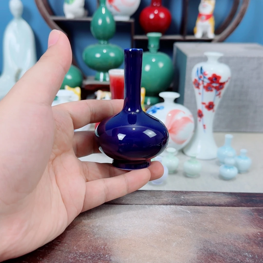 陶瓷手工小花器摆件