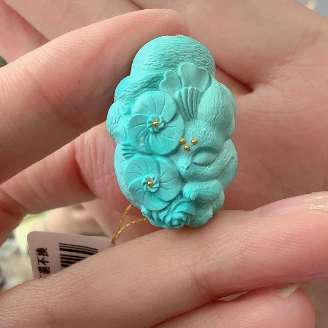 绿松石未镶嵌珠宝奇石