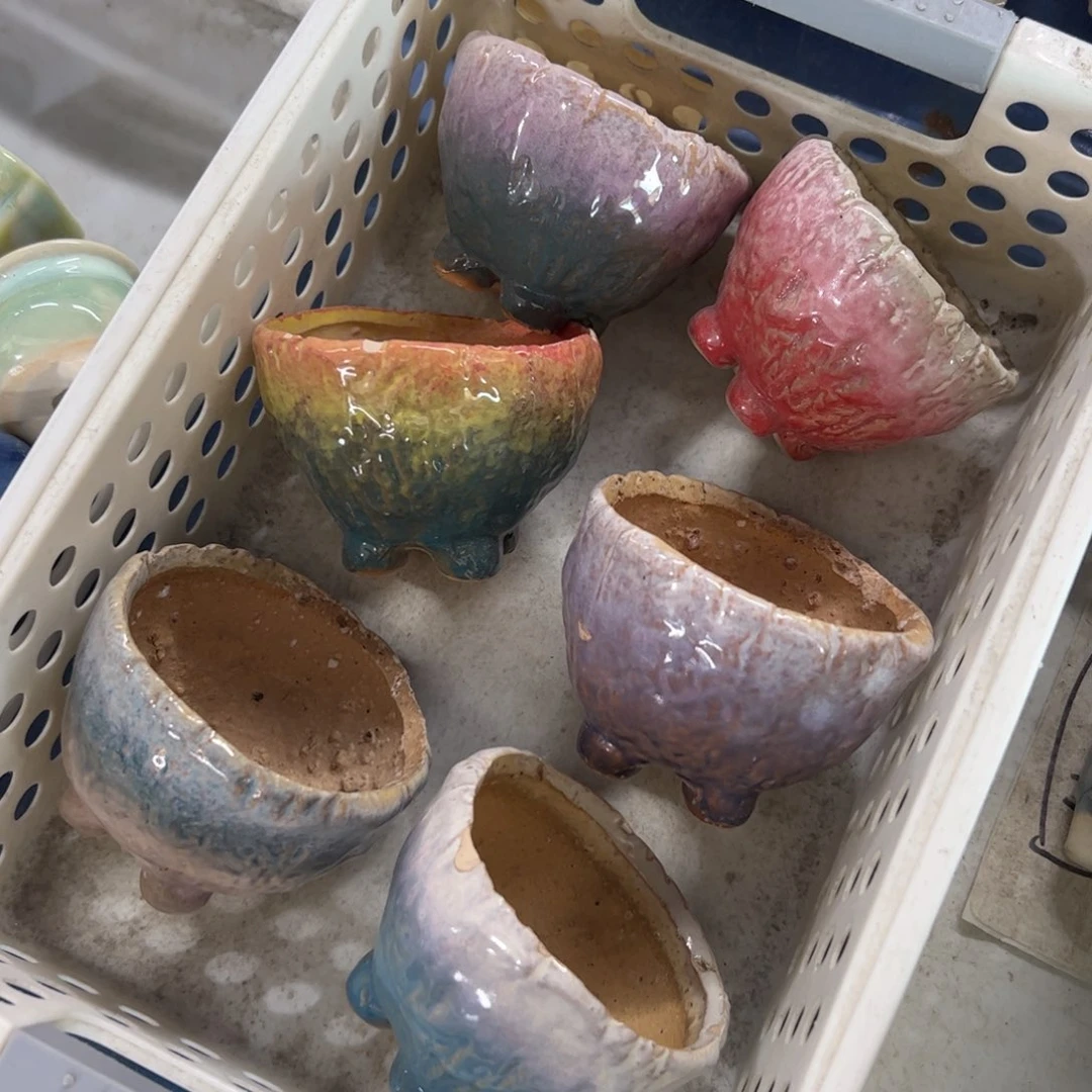 陶瓷多肉小花盆@@3