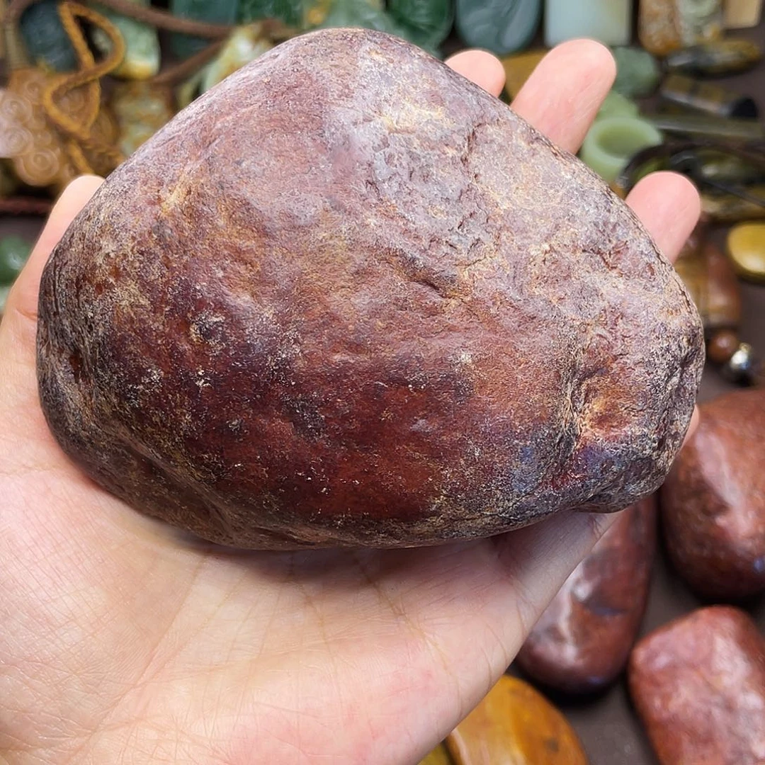 岫岩河磨玉（透闪石质玉）未镶嵌颈饰