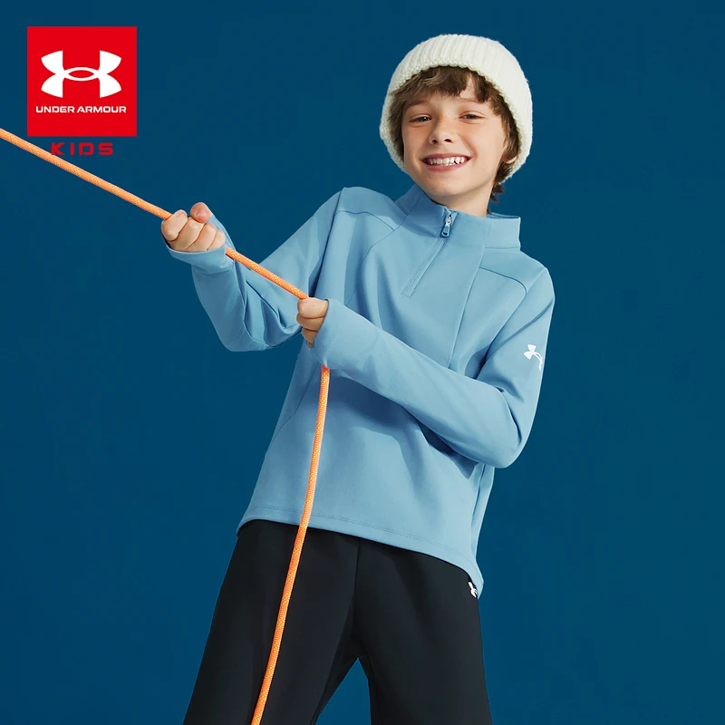【安德玛童装】男女通用套头长袖卫衣户外运动秋冬透气254321371