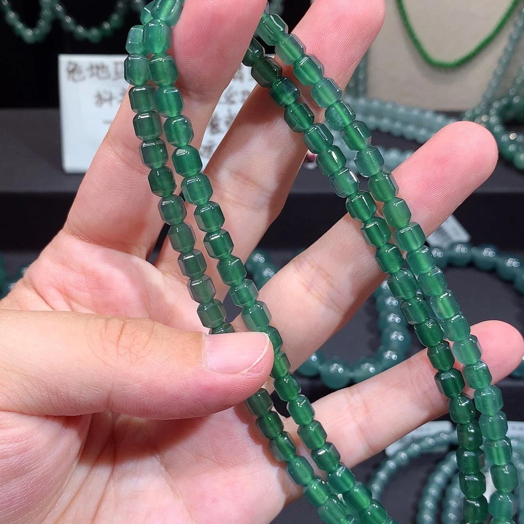 未镶嵌手链翡翠天然a货翡翠项链5+