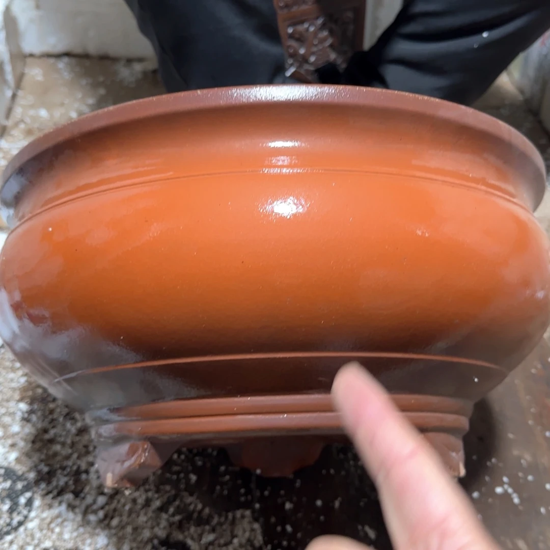 紫砂花盆口径31高度15