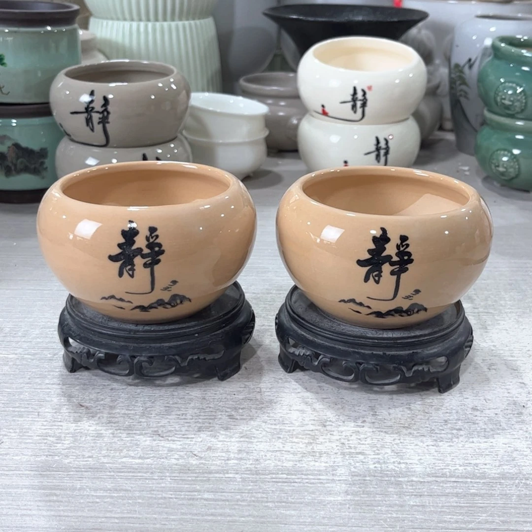 口径   8/7陶瓷绿植多肉微瑕花盆