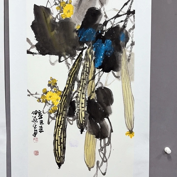 国画亲笔手绘放心去藏