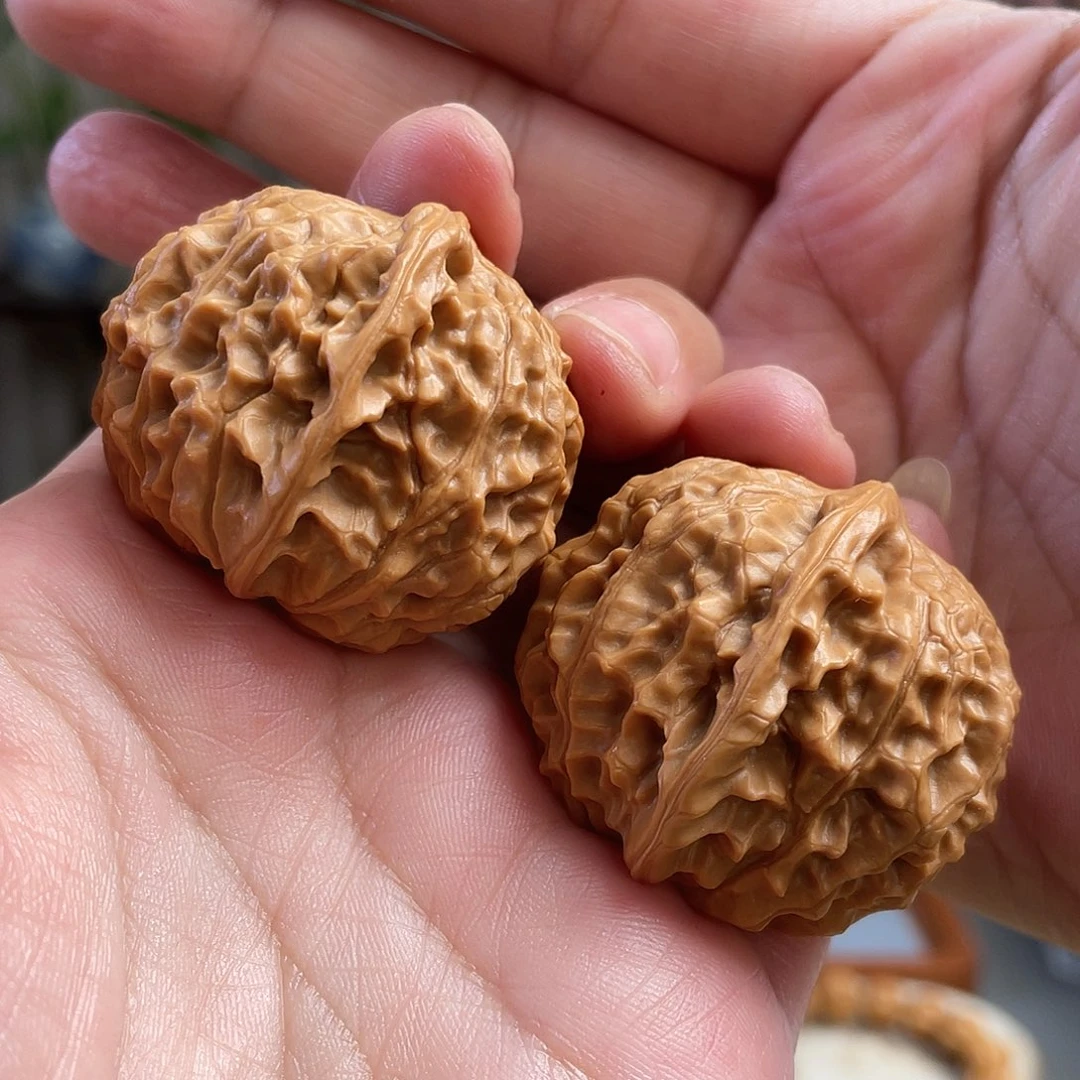 桃核把件40×35尺全品黄松峪元宝A157已打底