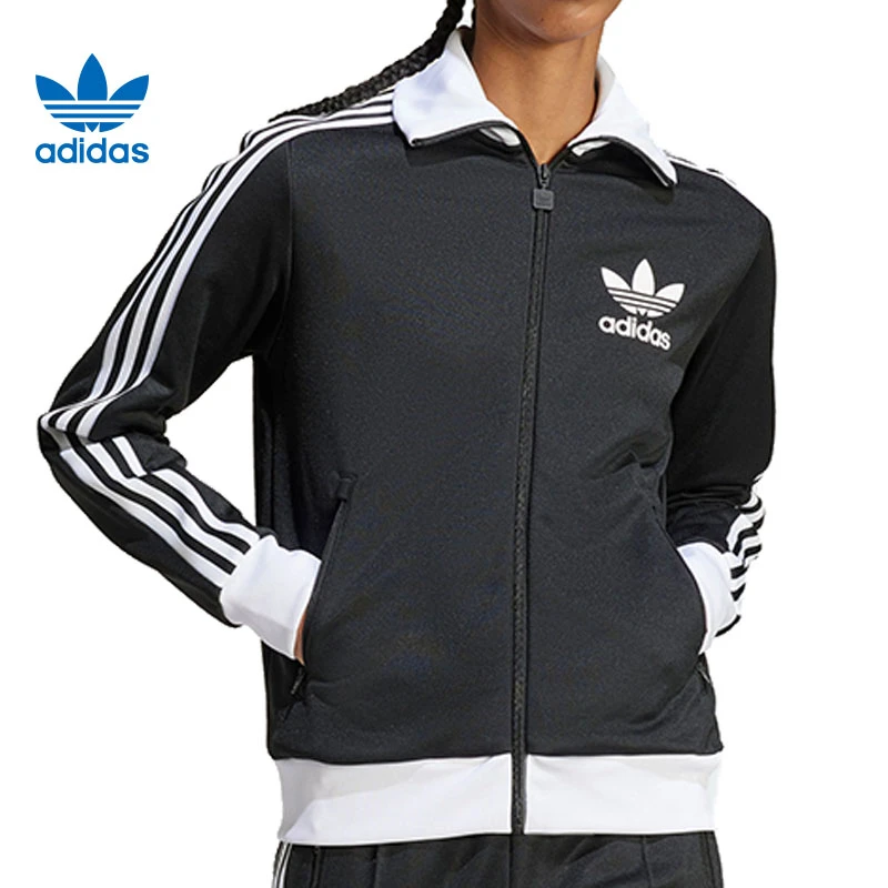 【法雅体育】adidas阿迪达斯三叶草春季女子运动休闲夹克外套IW3174