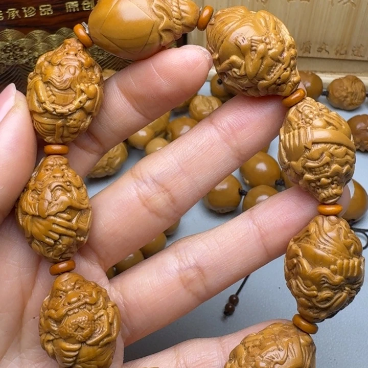 橄榄核手串/手链钟馗