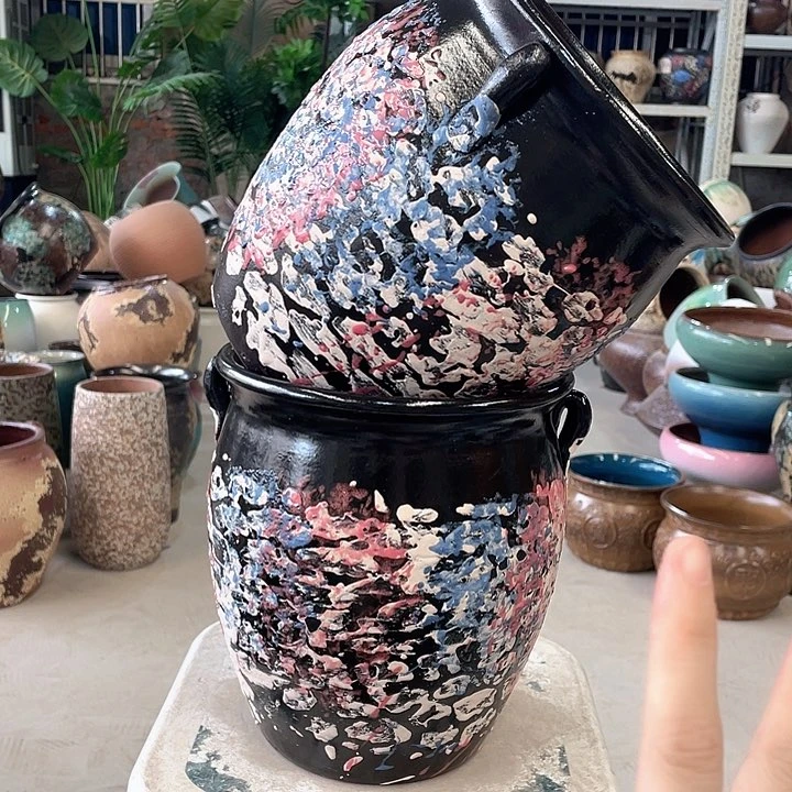 紫砂花盆正品口20高24。z z z z