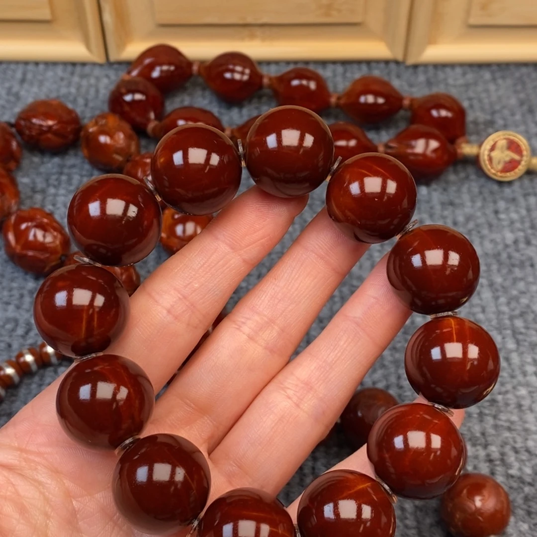 过***坏橄榄核手串/手链四花光柱